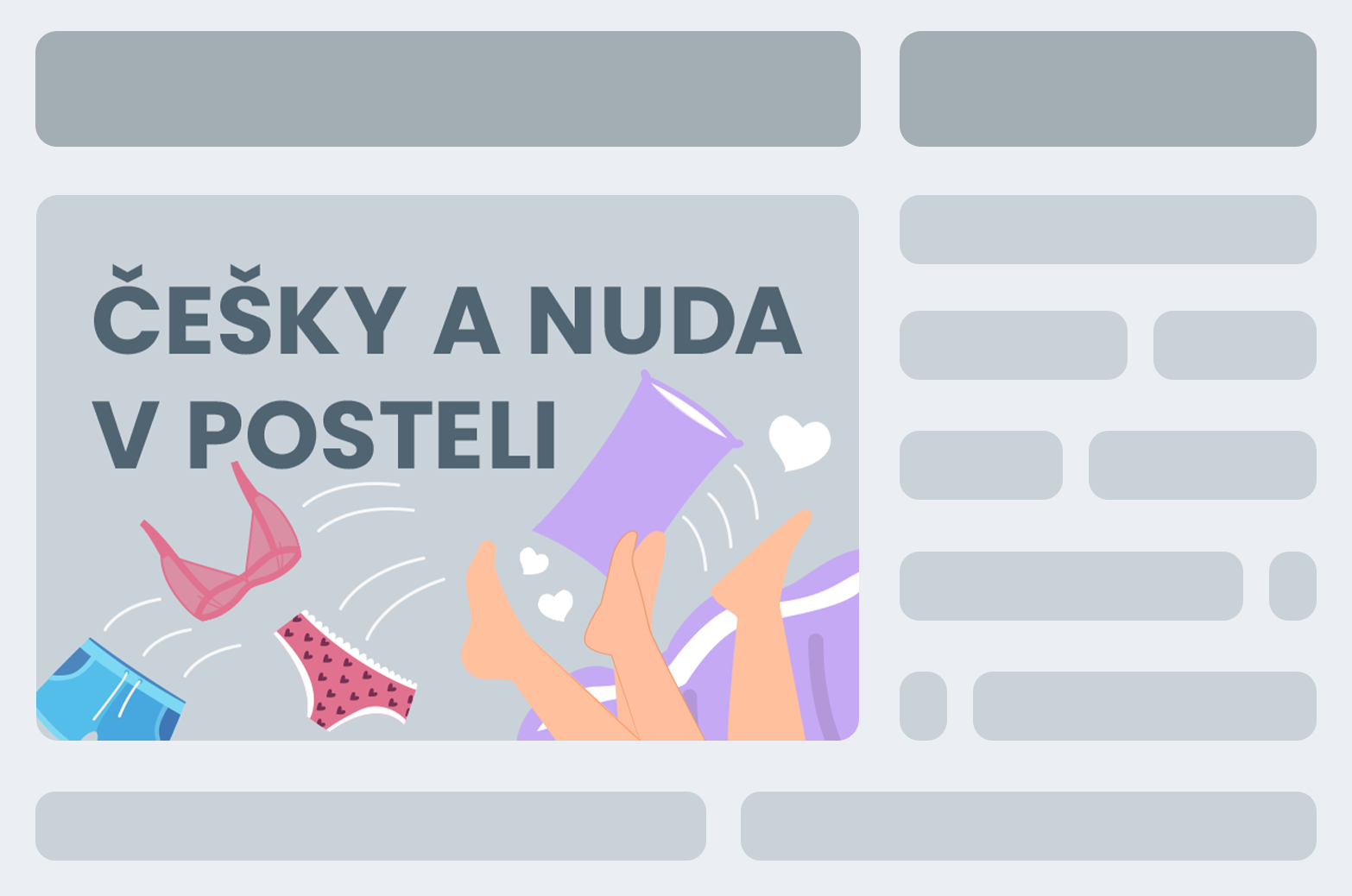 Sexuální život Češek ve vztahu: 40 % se někdy nudí, 9 z 10 věří na spokojenost v monogamii