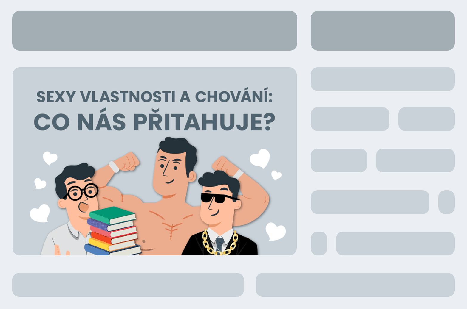 Průzkum ukazuje vlastnosti a chování důležité pro atraktivitu
