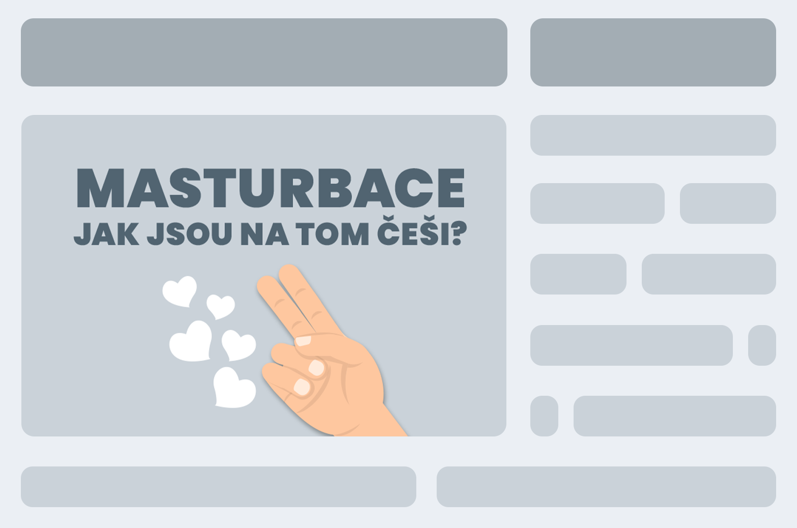 Masturbace: Jak ji vnímají a prožívají Češi? V unikátním průzkumu se svěřily tisíce respondentů