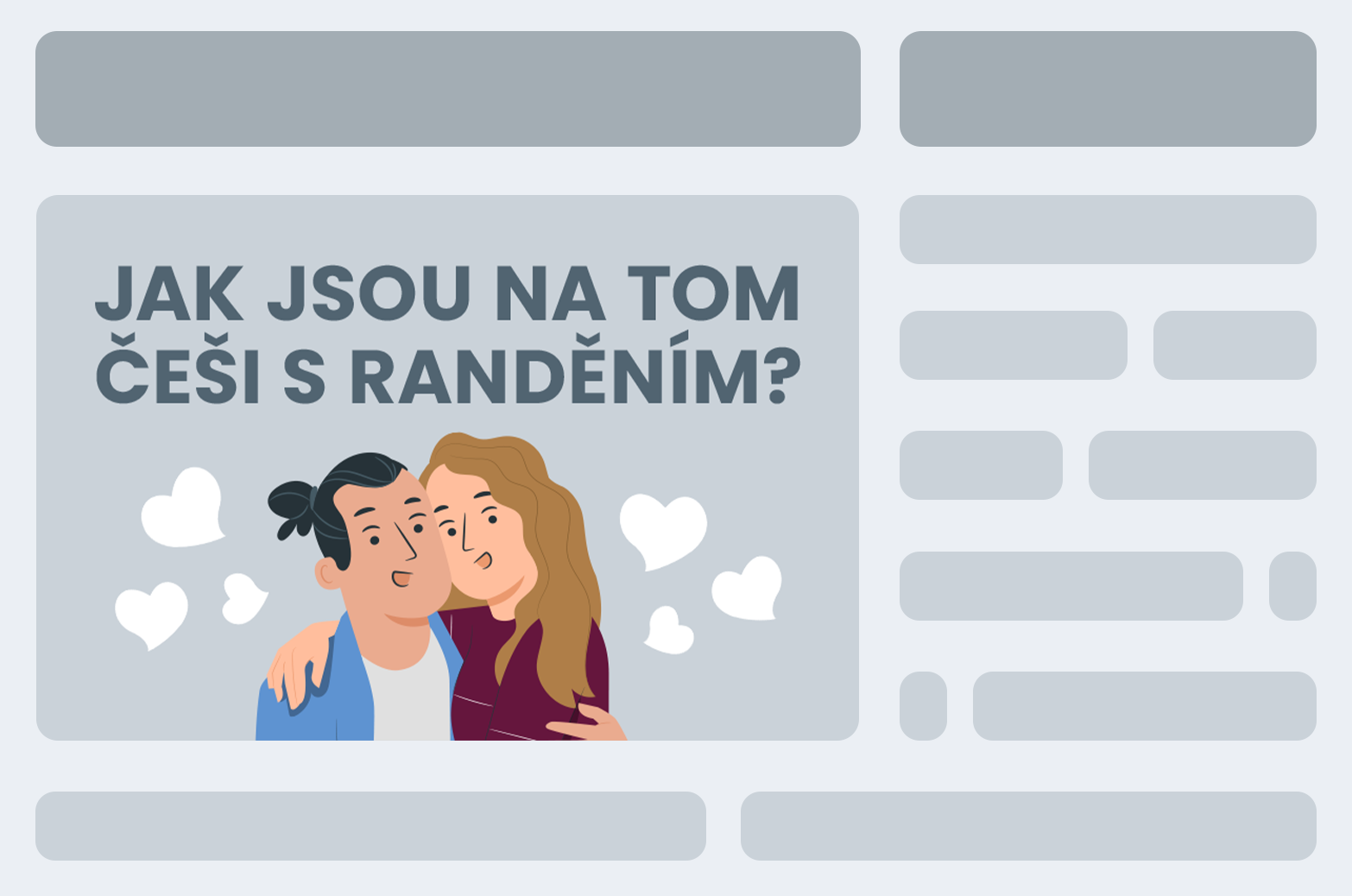 Jak jsou na tom Češi s randěním? Průzkum ukazuje aktuální trendy i stírání stereotypů