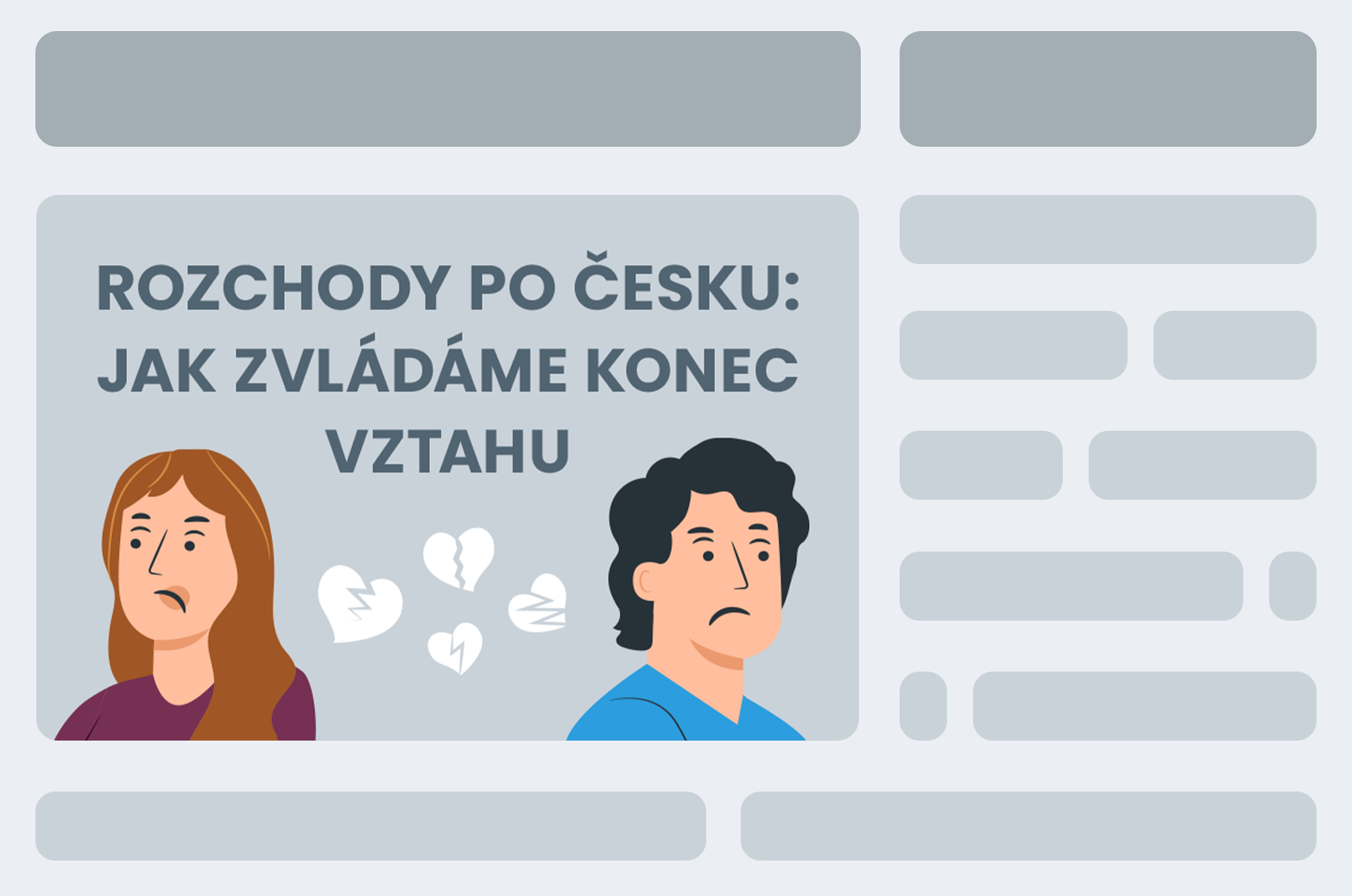 Výsledky průzkumu: Rozchody po Česku