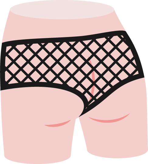 Síťované kalhotky