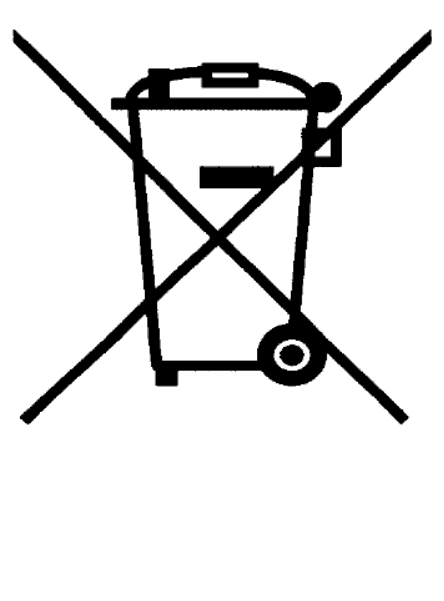 Symbol recyklace elektroodpadu 2