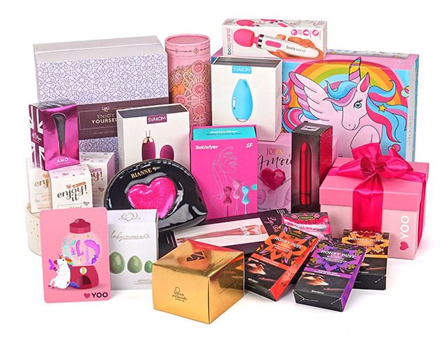 Ukázka produktů pro tombolu na večírek Tombola na večírek