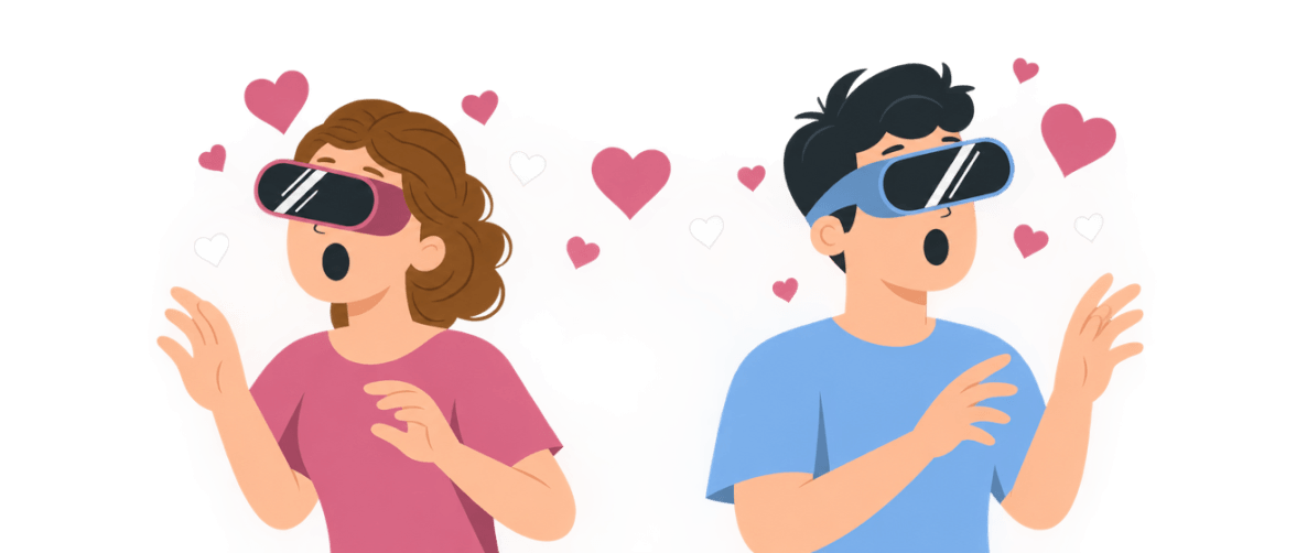 Virtuální realita místo skutečného seznamování