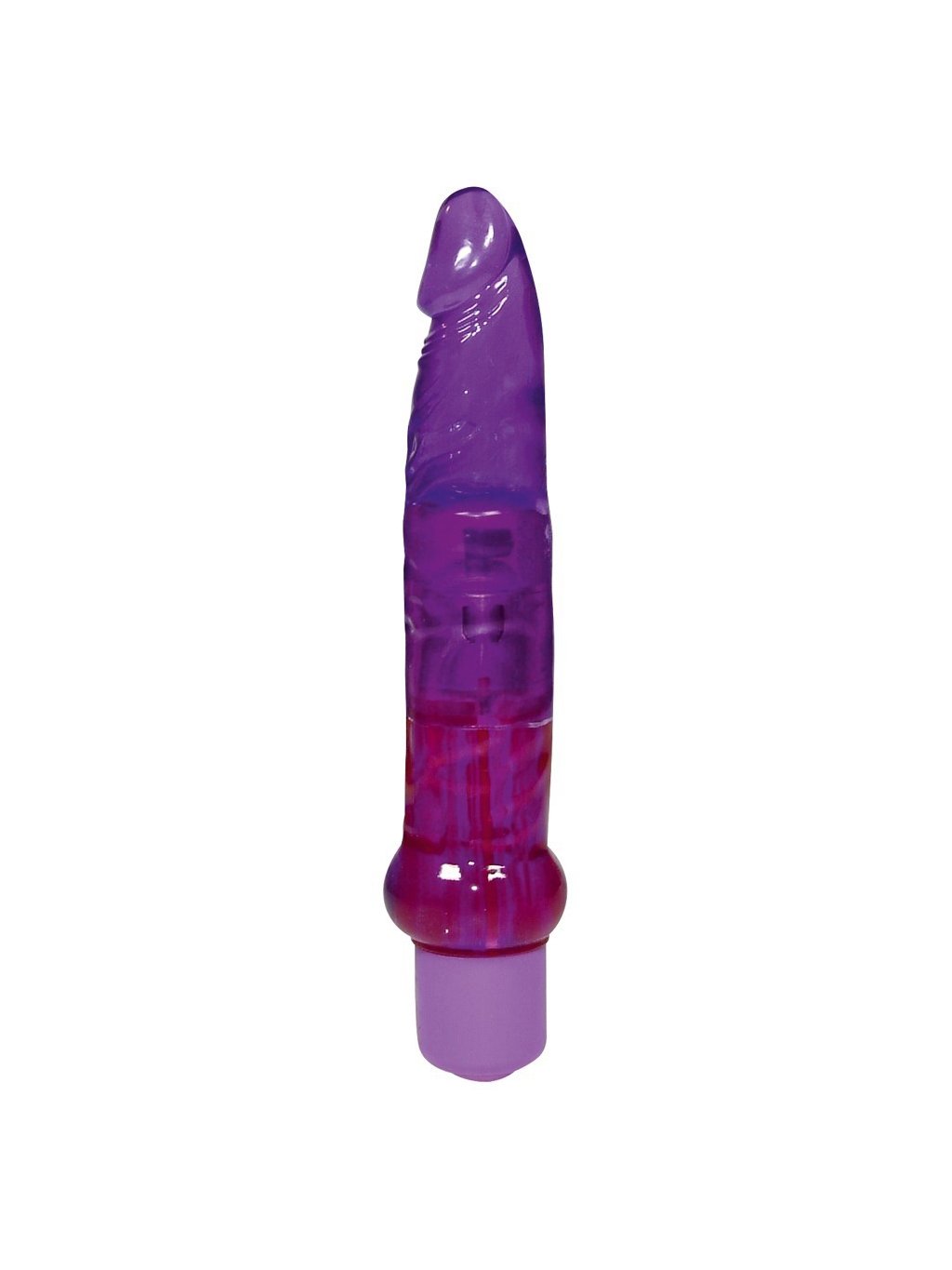 Anální vibrátor Jelly, fialový  (17,5 cm)