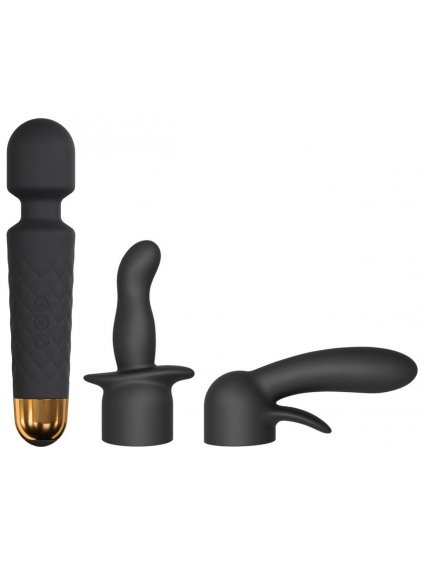 Masážní hlavice Dorcel Kit Wanderful + 2 stimulační nástavce