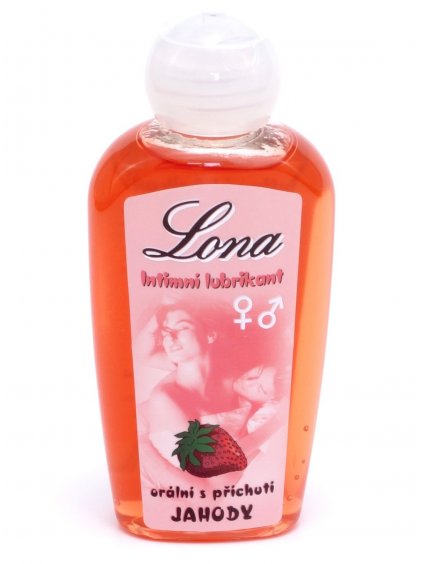 Lubrikační gel LONA - jahodový  (orální), 130 ml