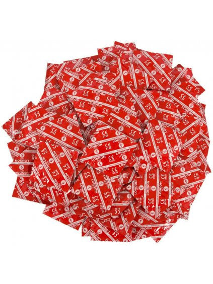 Balíček kondomů Durex LONDON jahoda  50 ks