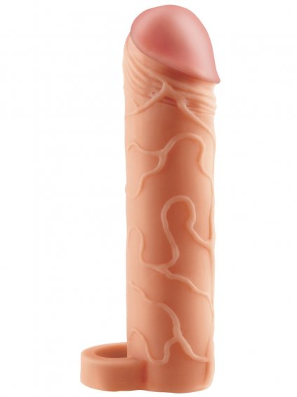 Návlek na penis s poutkem Fantasy X-tensions 1"  prodlouží o 2,5 cm