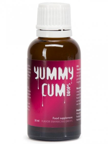 Kapky YUMMY CUM pro lepší chuť spermatu  30 ml