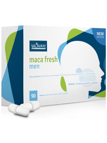 MACA FRESH Men - pro intimní, psychické i fyzické zdraví mužů  90 kapslí
