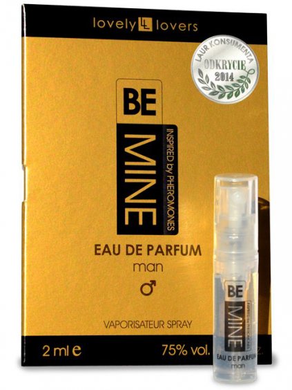 Parfém s feromony pro muže Lovely Lovers BeMINE  VZOREK, 2 ml