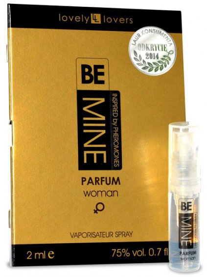 Parfém s feromony pro ženy Lovely Lovers BeMINE  VZOREK, 2 ml