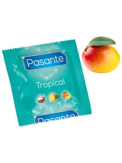 Kondom Pasante Tropical Mango, 1 ks