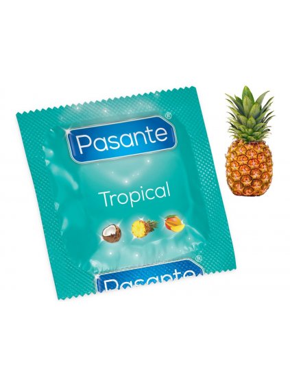 Kondom Pasante Tropical Pineapple  ananas, 1 ks