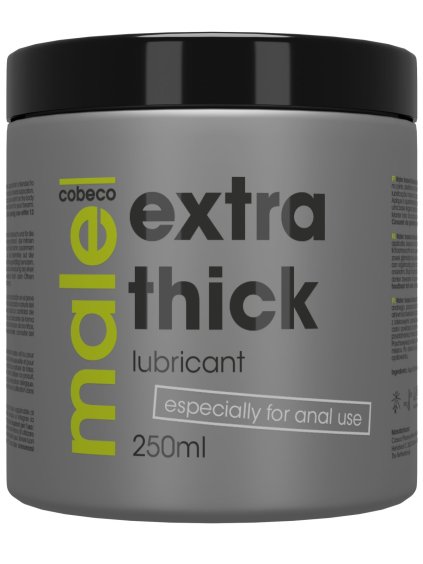 Extra hustý anální lubrikační gel MALE EXTRA THICK  250 ml