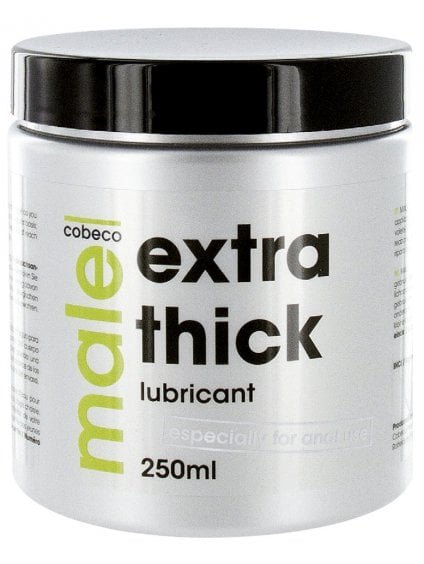 Extra hustý anální lubrikační gel MALE EXTRA THICK  250 ml