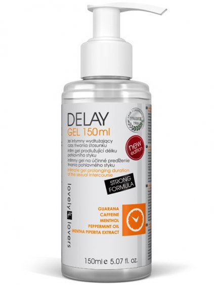 Lubrikační gel na oddálení ejakulace Lovely Lovers DELAY  150 ml