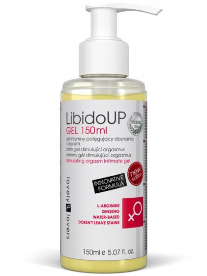 Lubrikační gel pro silnější prožitek při sexu Lovely Lovers LibidoUP  150 ml