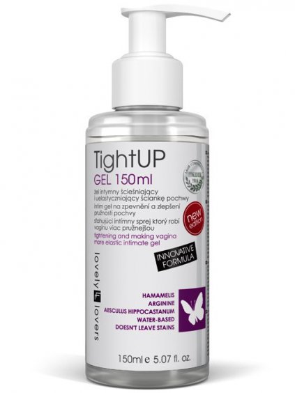 Lubrikační gel s efektem zpevnění a zúžení vaginy Lovely Lovers TightUP  150 ml