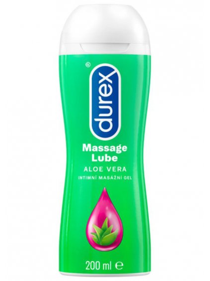 Masážní a lubrikační gel Durex 2 v 1  Aloe Vera, 200 ml