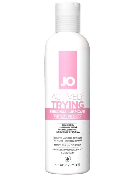 Lubrikační gel System JO Actively Trying  (na podporu otěhotnění), 120 ml