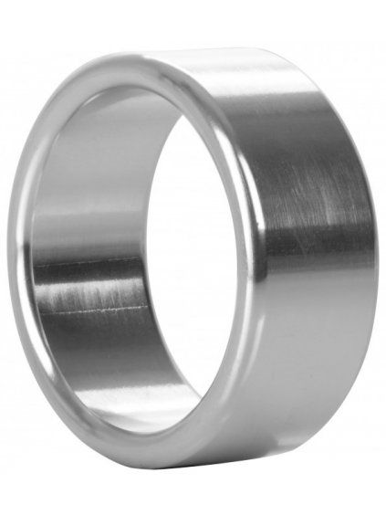 Široký kovový erekční kroužek CalExotics (Velikost střední (M))