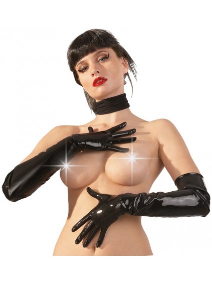 Dlouhé latexové rukavice (unisex) LATE X