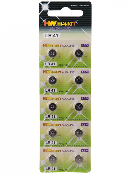 Knoflíková baterie LR41, alkalická