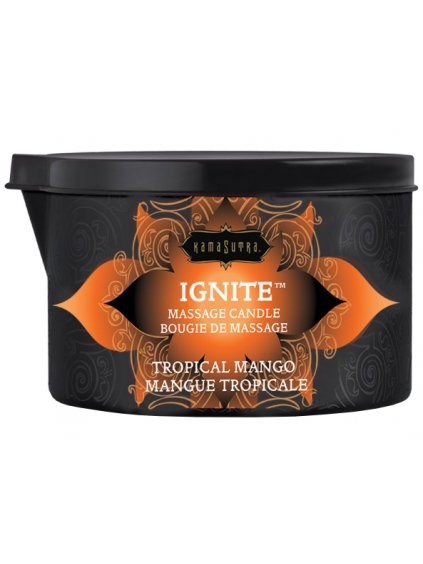 Masážní olejová svíčka Kama Sutra Ignite Tropical Mango  170 g