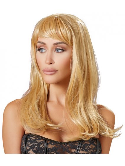 Paruka s ofinou Cottelli - dlouhá  blond