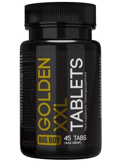 Tablety pro větší penis a více mužnosti BIG BOY Golden XXL  45 tablet