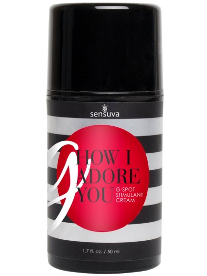 Stimulační gel na bod G Sensuva "G  How I Adore You", 50 ml