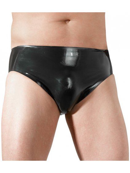 Latexové pánské slipy s vnitřním análním dildem LATE X (Velikost S)