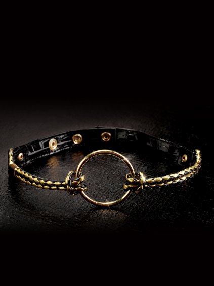 Roubík s kovovým kroužkem Fetish Fantasy Gold