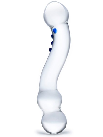 Oboustranné skleněné dildo Gläs 6" Curved G-Spot