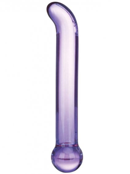 Skleněné dildo Gläs Purple G-Spot Tickler