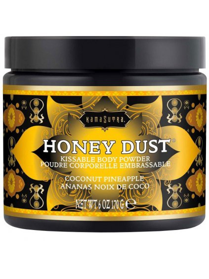 Slíbatelný tělový pudr Kama Sutra Honey Dust Coconut Pineapple  170 g