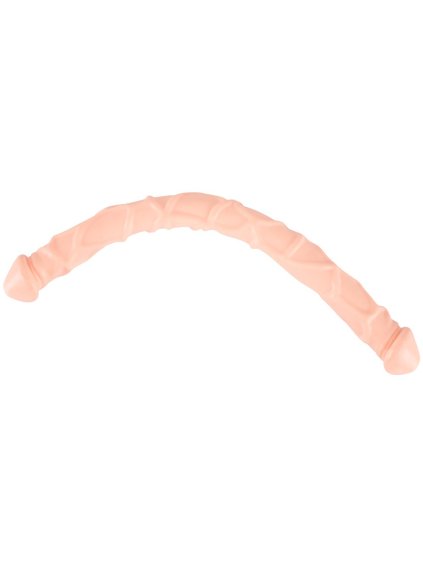 Oboustranné realistické dildo Nature Skin Double Dong  45,8 cm