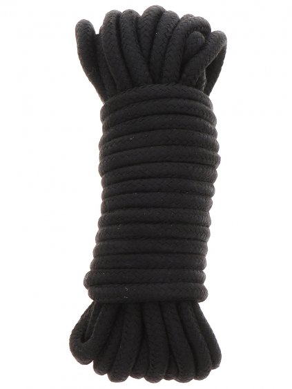 Lano na bondage Hidden Desire, 10 m  (černé)