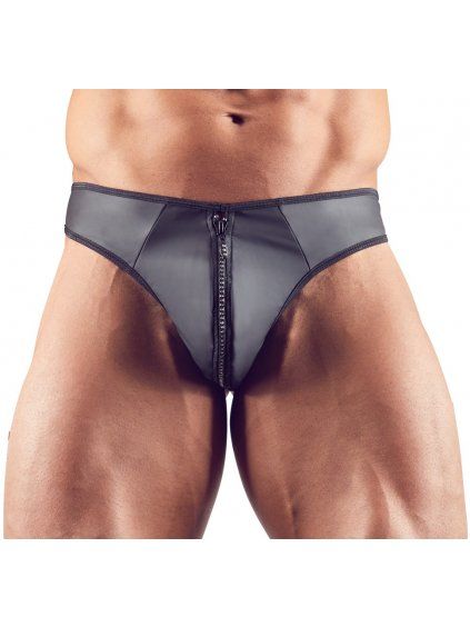 Pánská tanga s ozdobným zipem Svenjoyment (Velikost S)