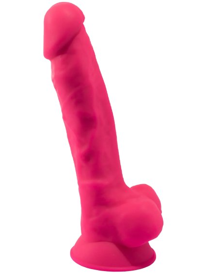 Realistické dildo z paměťového silikonu SILEXD 7" Model 1