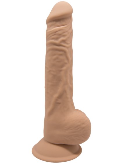 Realistické dildo z paměťového silikonu SILEXD 9,5" Model 1