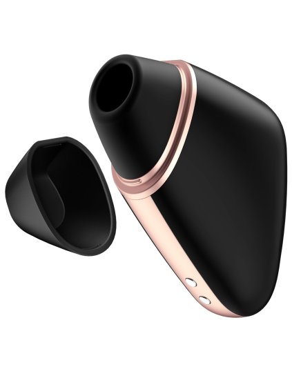 Luxusní nabíjecí stimulátor klitorisu Satisfyer Love Triangle  černý