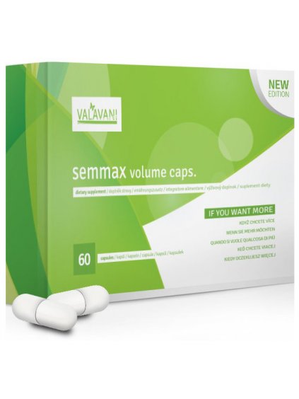 Tablety pro větší množství a kvalitu spermií Semmax volume  60 kapslí
