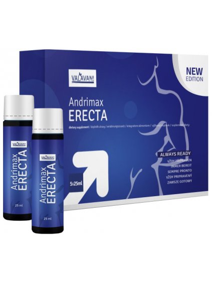 Nápoj pro okamžité posílení erekce Andrimax ERECTA  5 x 25 ml