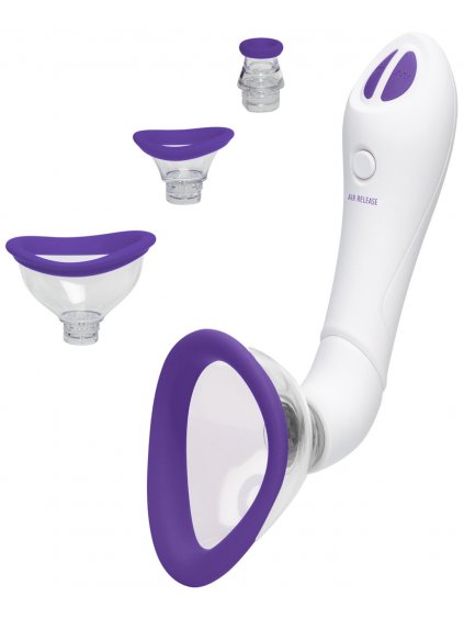 Automatická vibrační vakuová pumpa + 4 nástavce Doc Johnson BLOOM