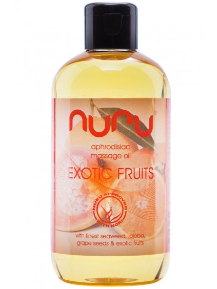 Afrodiziakální masážní olej Nuru Exotic Fruits  250 ml