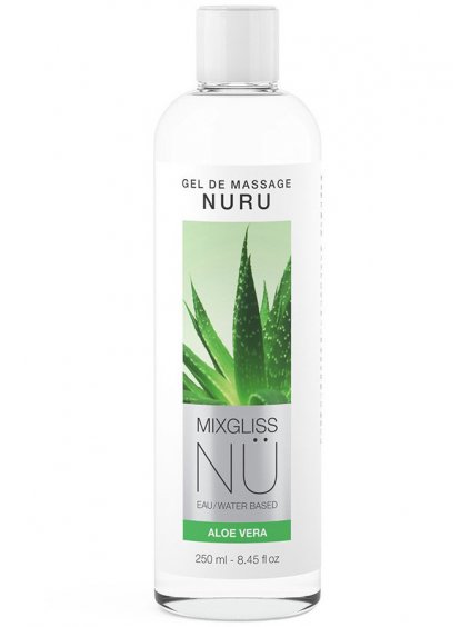Masážní gel Mixgliss NÜ Nuru Aloe Vera  250 ml